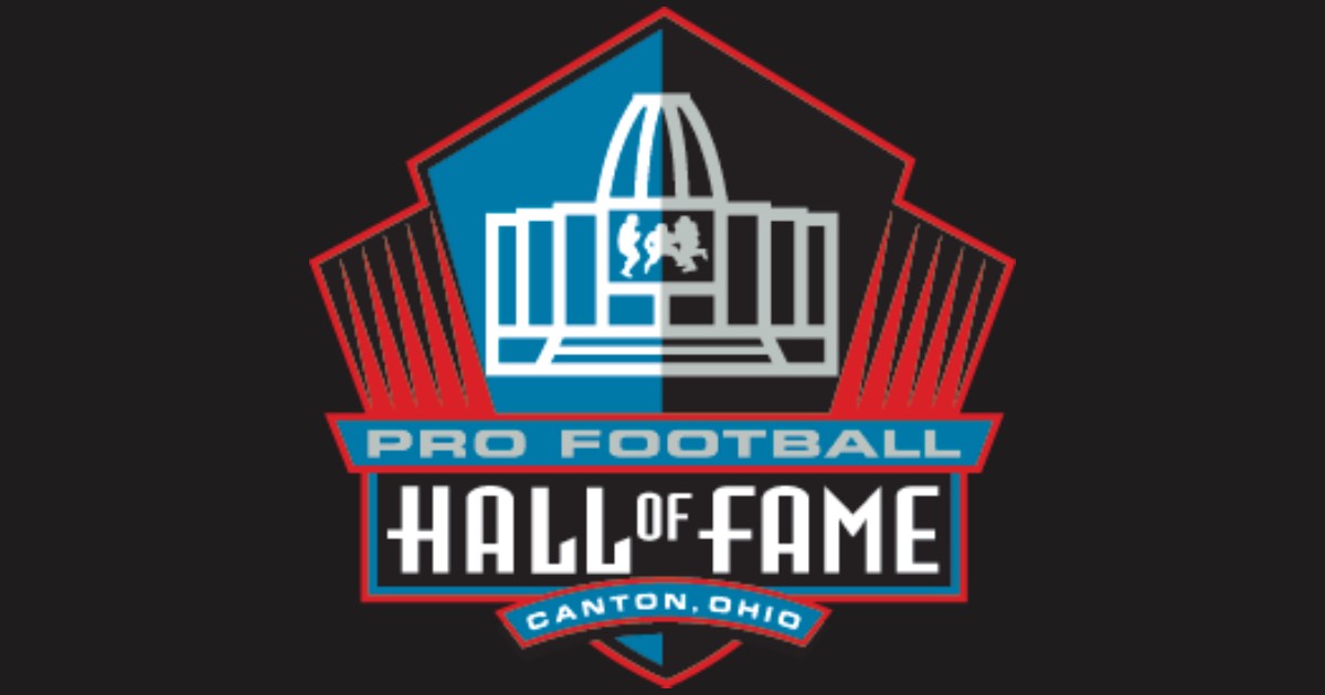 Logo der Pro Football Hall of Fame in Canton, Ohio.
